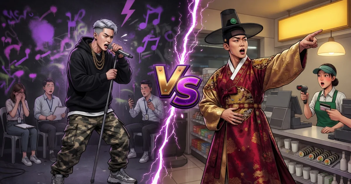 🎤 평생 말투 저주! 입 열면 대참사 밸...