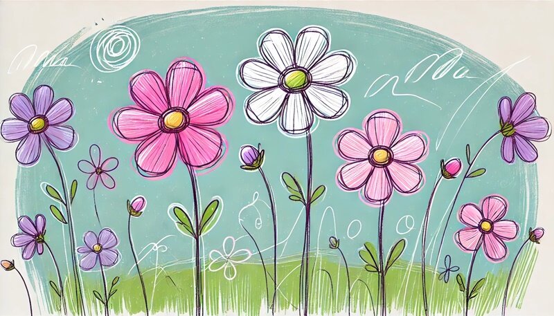 꽃 그림 심리 테스트