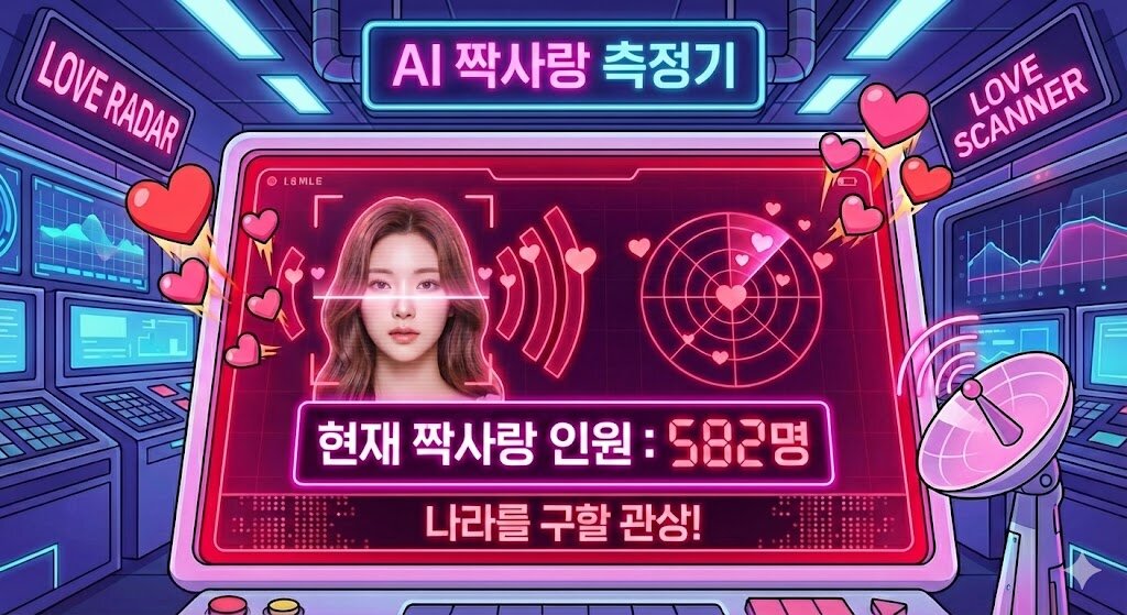 날 짝사랑하는 이성 친구 측정기 📡