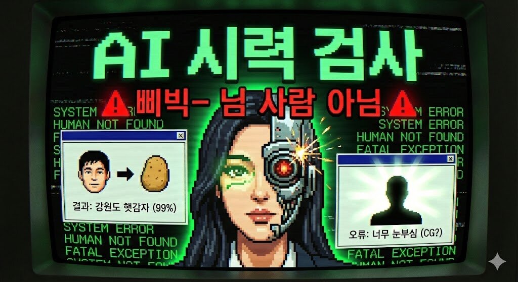 AI 시력 검사 : 삐빅- 님 사람 아님