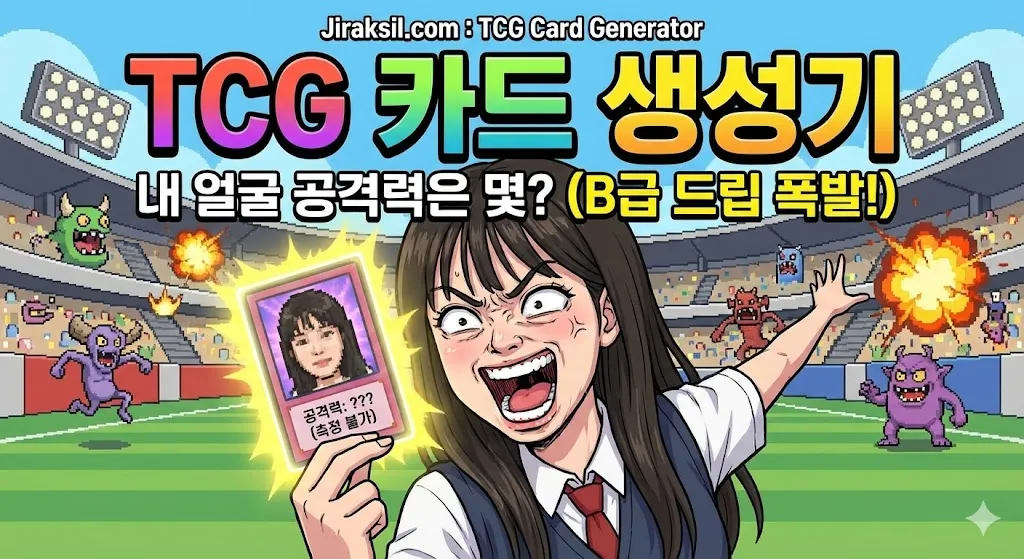 TCG 카드 생성기 : 내 얼굴 공격력은 몇?
