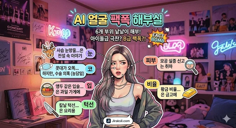 AI 얼굴 팩폭 해부실