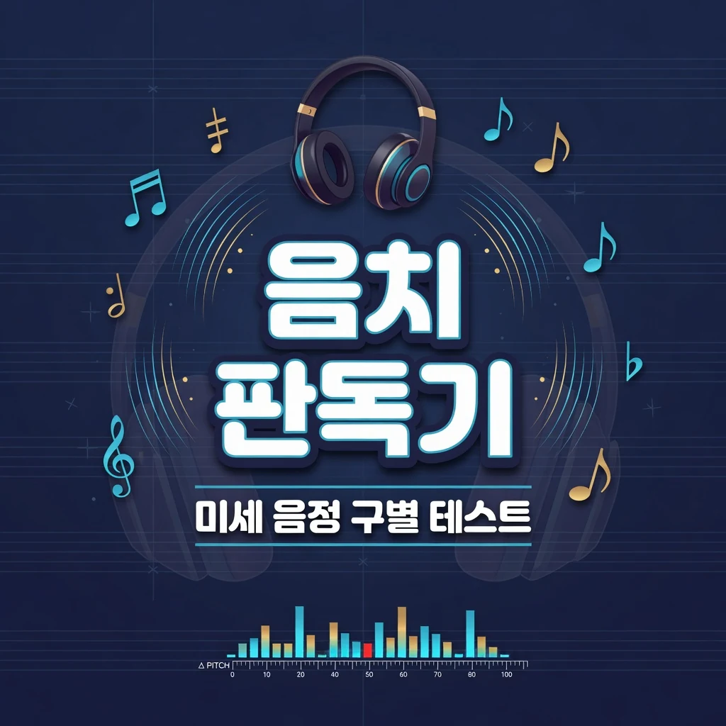 음치 판독기 - 미세 음정 구별 테스트