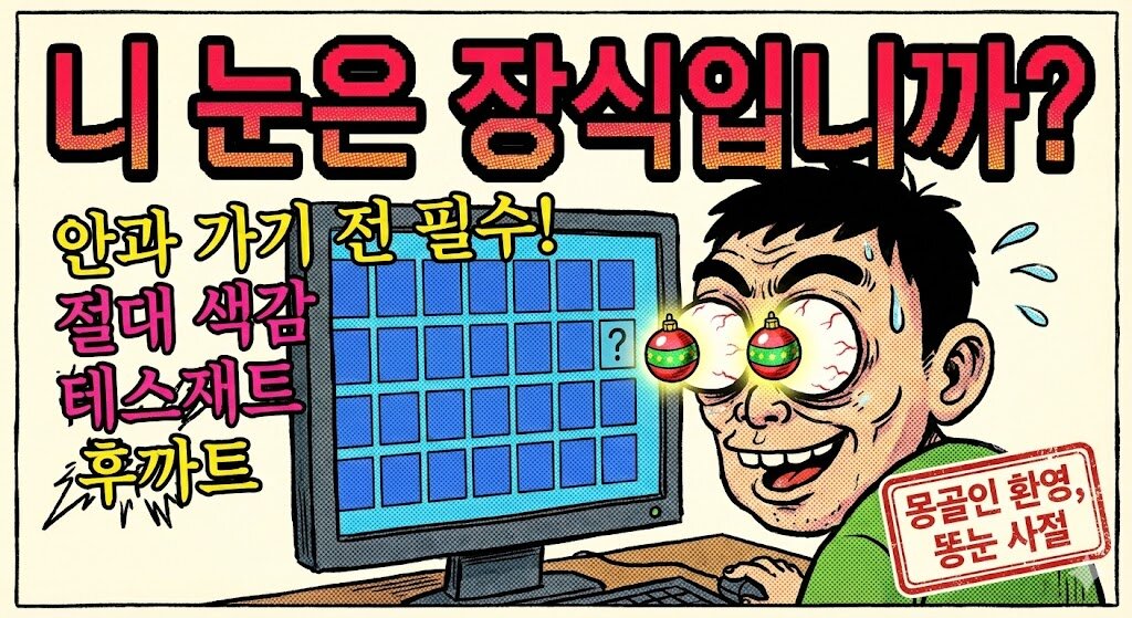 절대 색감 테스트 - 인간의 한계에 도전 🎨