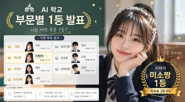 AI 학교 부문별 1등 발표 — 너는 어떤 부문 1등?