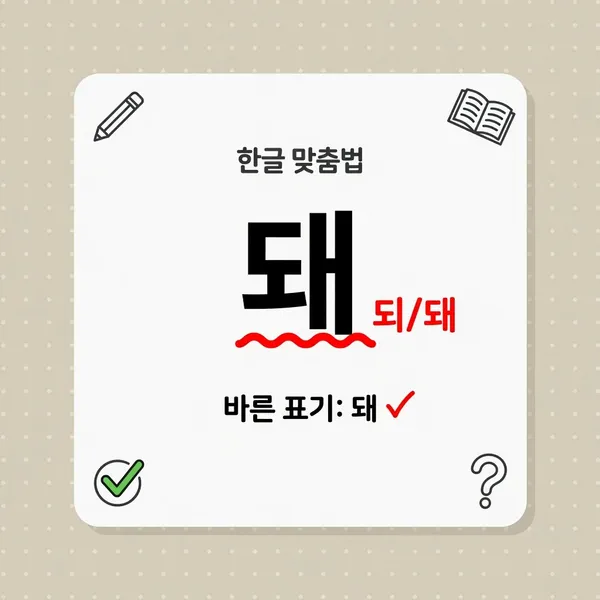 틀리기 쉬운 한글 맞춤법 50문제