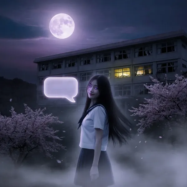 납량특집: 폐교 여고 담력시험 - 귀신과의 심야 채팅