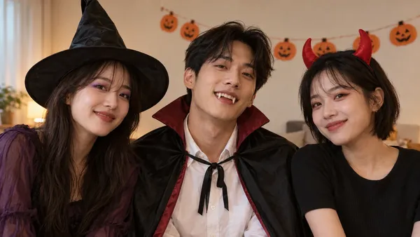 AI 할로윈 분장 추천 - 내 얼굴에 어울리는 핼러윈 코스튬·메이크업은? 🎃